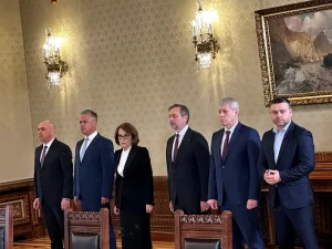 PNL a încheiat consultarea cu Nicușor Dan. Primele declarații ale lui Ilie Bolojan. Imagini de la primirea delegației liberale