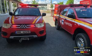 La sediul Inspectoratului pentru Situații de Urgență „Basarab I” al județului Dâmbovița au sosit forțe și mijloace de sprijin din cadrul ISU Covasna.