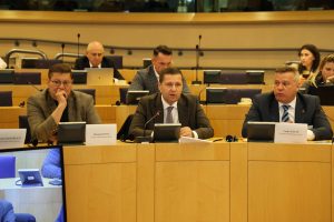 Corneliu Stefan-Presedintele CJDambovita: împreună cu primarul municipiului Târgoviște, Daniel Cristian Stan, am participat, la Bruxelles, la dezbaterile organizate la Parlamentul European, care au avut ca principal subiect exercițiul financiar european 2028-2034