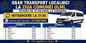Bogdan Tița-Primarul comunei Ulmi-Anunț Important