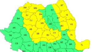 Vânt puternic în mai multe regiuni ale țării. ANM anunță rafale de până la 90 km/h