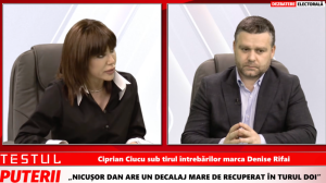 Cum s-a desfășurat ultima emisiune a lui Ciprian Ciucu la Denise Rifai. Glume, laude și momente de familiaritate între cei doi
