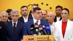 Simion îl invită pe premierul desemnat, Adrian Veștea, la sediul AUR și îl somează pe Nicușor Dan să spună dacă voturile „extremiste” sunt bune. AUR nu votează Guvernul Veștea!