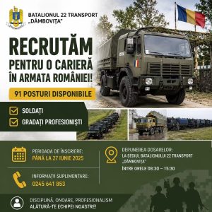 Bogdan Tița-Primarul comunei Ulmi: Oportunitate de carieră în armată