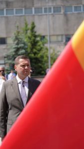 Corneliu Ștefan-Presedintele CJDâmbovița-Ziua drapelului internațional