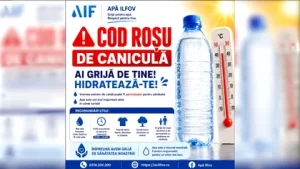 Cod roșu de caniculă și temperaturi extreme. Apă Ilfov explică ce trebuie să facă cetățenii ca să se protejeze