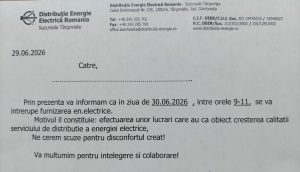 George Duțu-Primarul comunei Lungulețu: Întreruperea energiei electrice