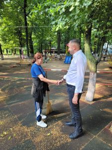 Alexandru Iorga-Primarul Orașului Găești:  Și la Găești furtuna și-a făcut simțită prezența, însă, din fericire, nu am avut probleme majore, așa cum s-a întâmplat în alte localități.