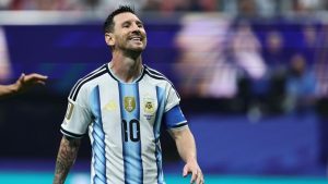 Reacția lui Lionel Messi după victoria Argentinei în fața Elveției, primul meci în care nu a marcat