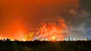 VIDEO: Atac pe scară largă asupra Moscovei! Haos şi incendii la periferia capitalei ruse