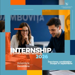 Corneliu Stefan-Președintele CJDâmbovița: 1 septembrie – încep înscrierile pentru Internship 2026!