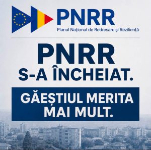 Alexandru Iorga-Primarul orașului Găești: PNRR – O OPORTUNITATE ÎNCHEIATĂ. GĂEȘTIUL PUTEA MAI MULT.